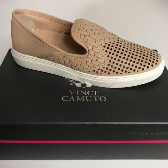 Vince Camuto Shoes - Vince Camuto Bristie Suede Perforated Slip-On Shoe